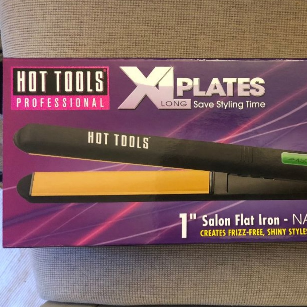 Hot Tools 1in Flat Iron- XL Plates